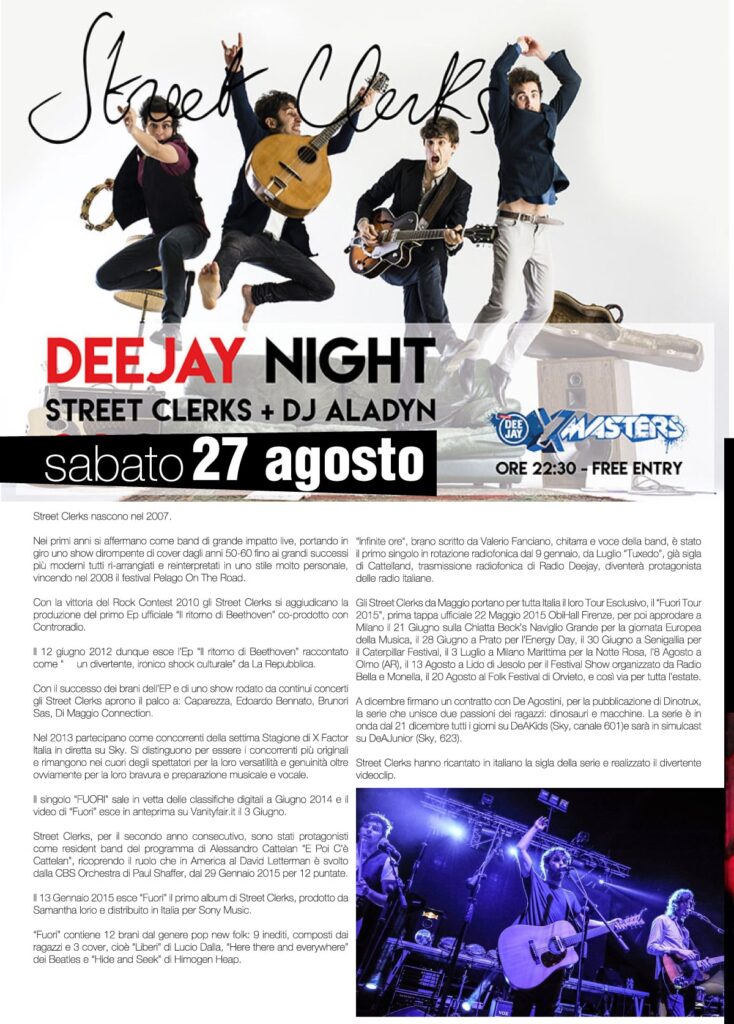 Deejay Xmasters-Street Clerks e Dj Aladyn Riccione1